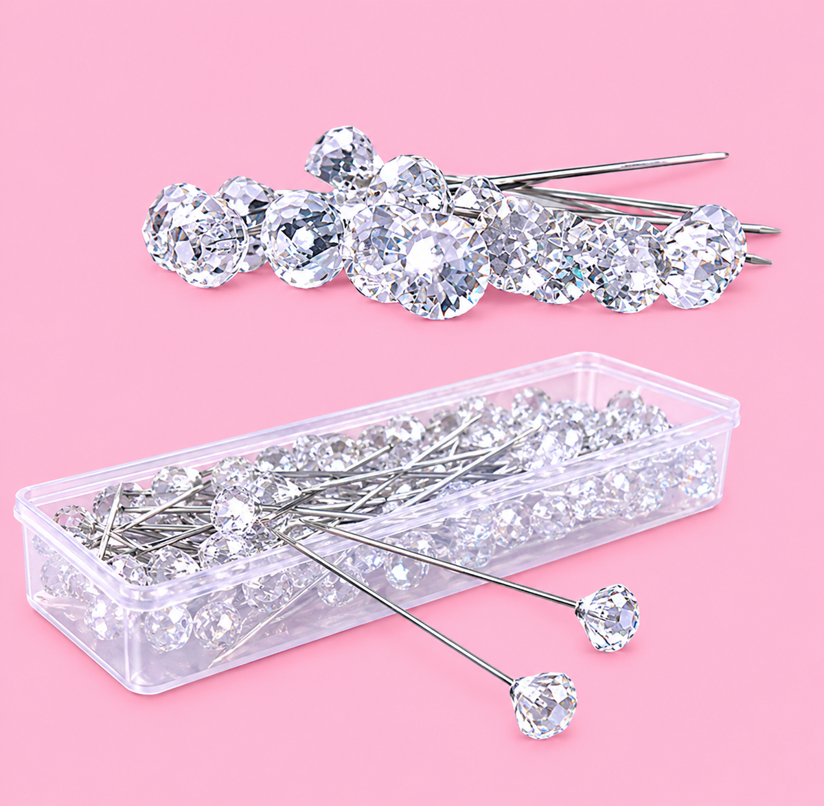 💎 Diamond Pin D1P5 – Decorative Flower & Craft Pins