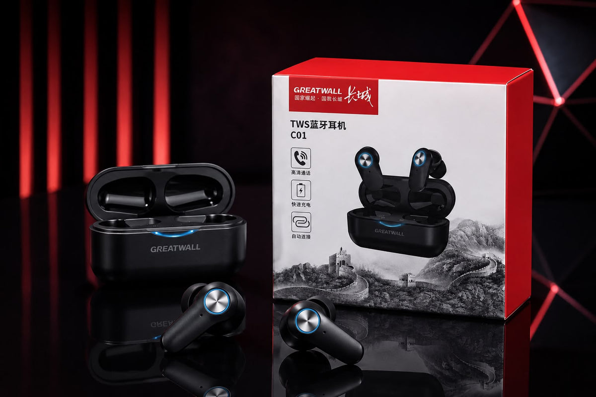 :  🎧 GreatWall C01 Wireless Earbuds 🔊 Crystal Clear Sound 📶 Wireless Bluetooth Earbuds