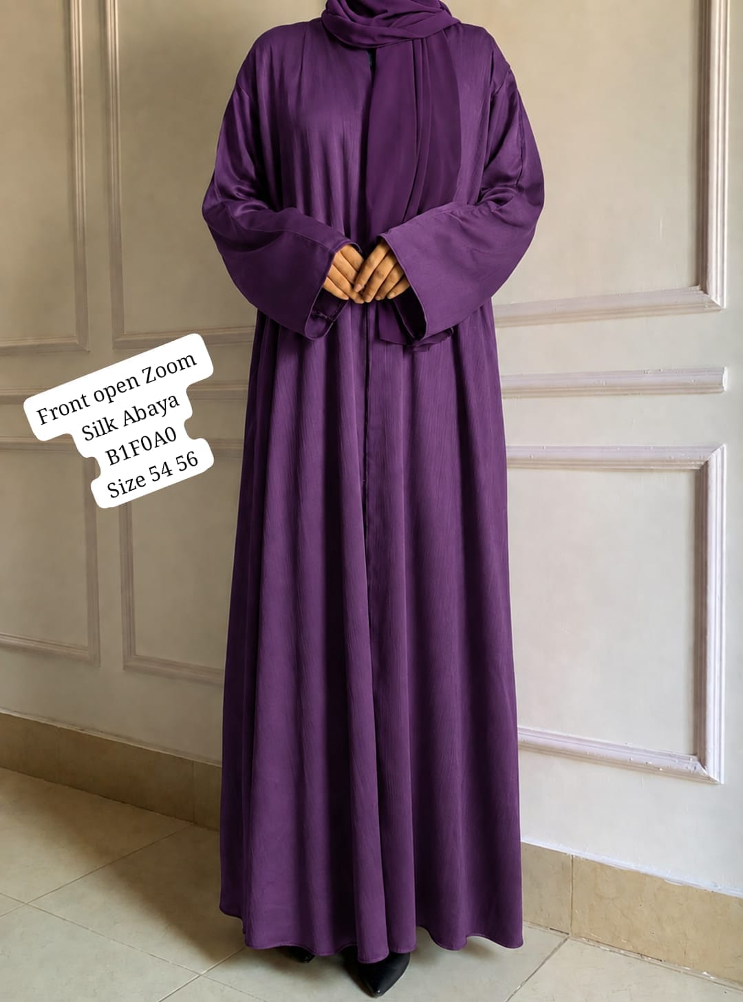 👗Front Open Abaya for Women | Premium Zoom Silk | Elegant & Stylish Abaya